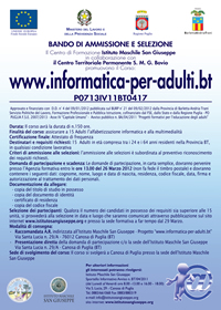 Bando Informatica per adulti